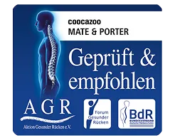 AGR-Siegel: Geprüft und empfohlen von Aktion Gesunder Rücken e.V.